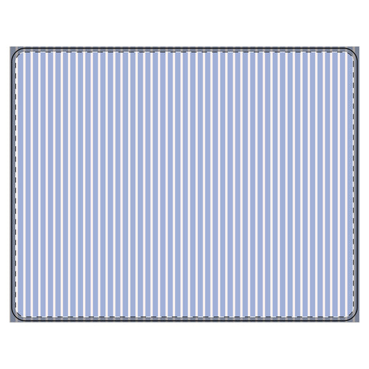 Blue Finch Striped Mouse Pad