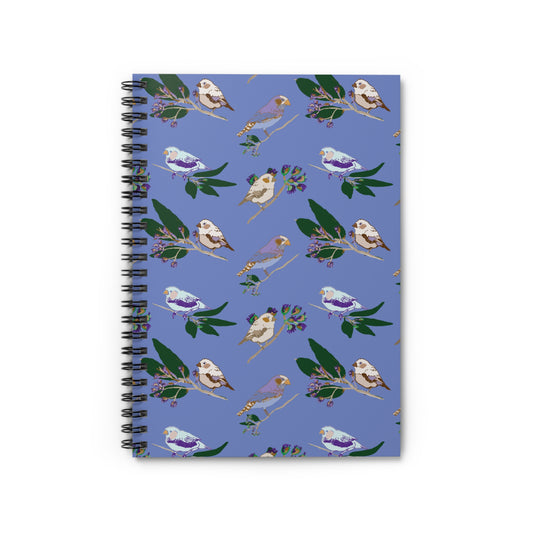 Blue Finch Spiral Notebook - Lined