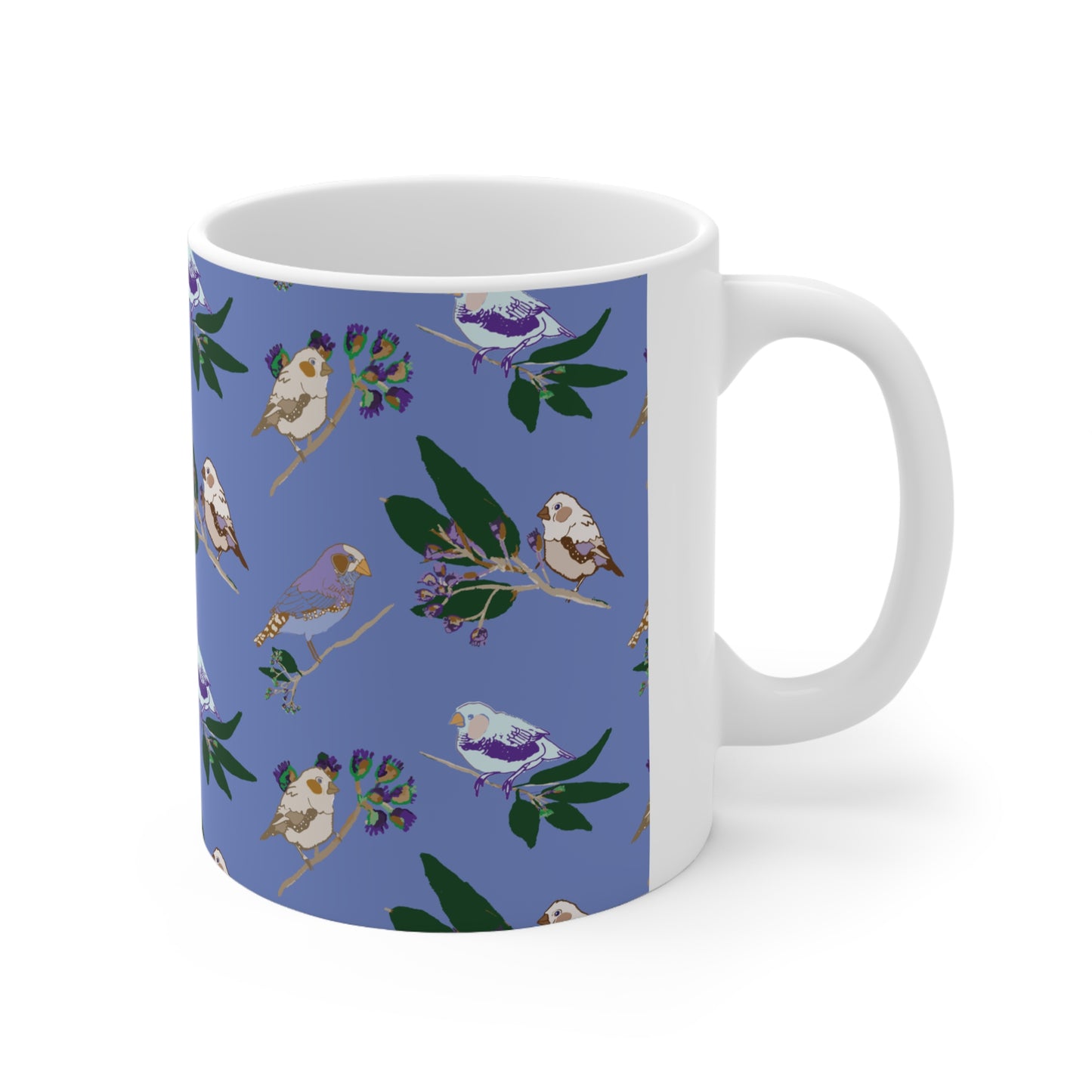 Blue Finch Design Coffee Cup 11oz