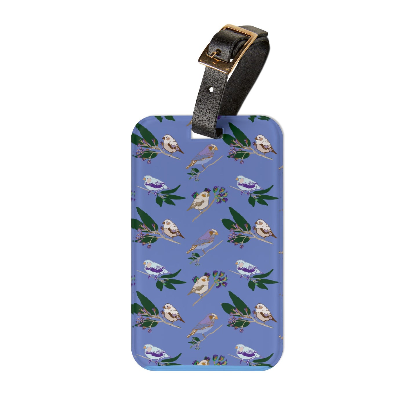 Blue Finch Luggage Tag