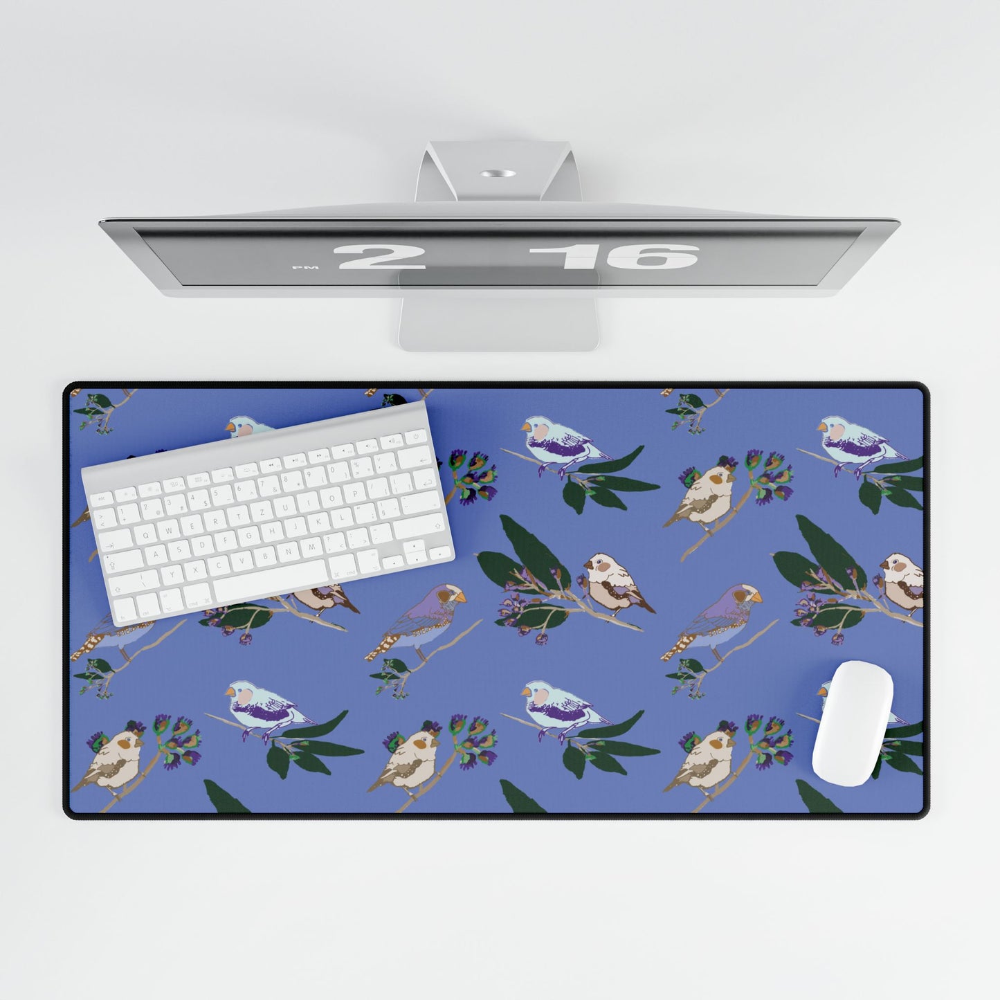 Blue Finch Desk Mat